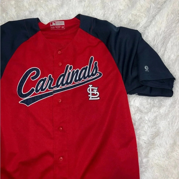 St. Louis Cardinals Jersey Red size XL True Fan Series MLB - Picture 1 of 5